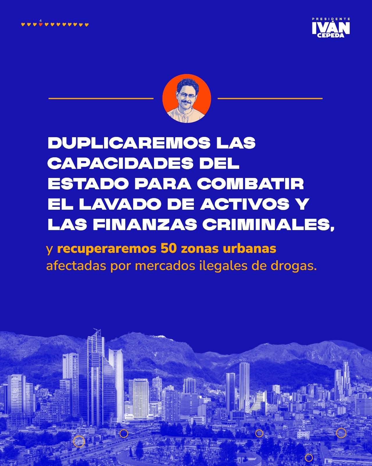Combatiremos el lavado de activos y finanzas criminales