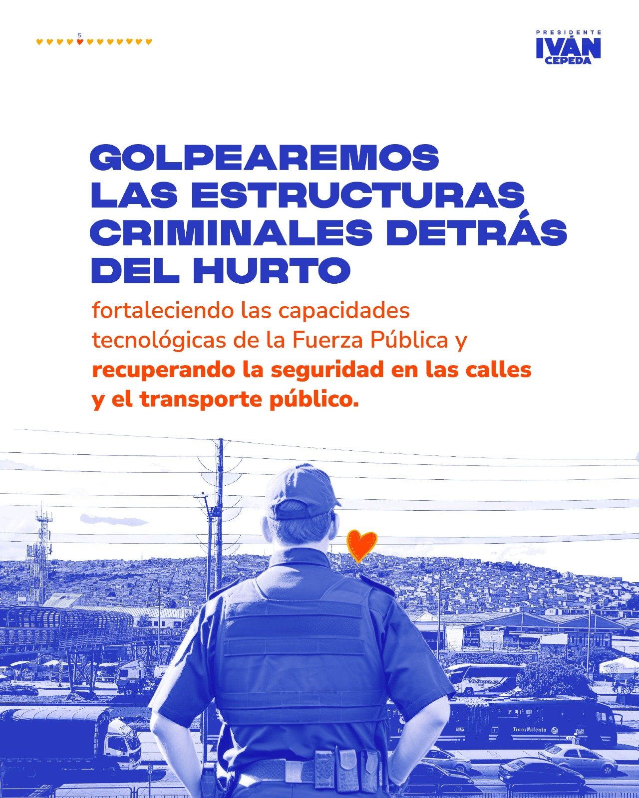 Golpearemos las estructuras criminales detrás del hurto