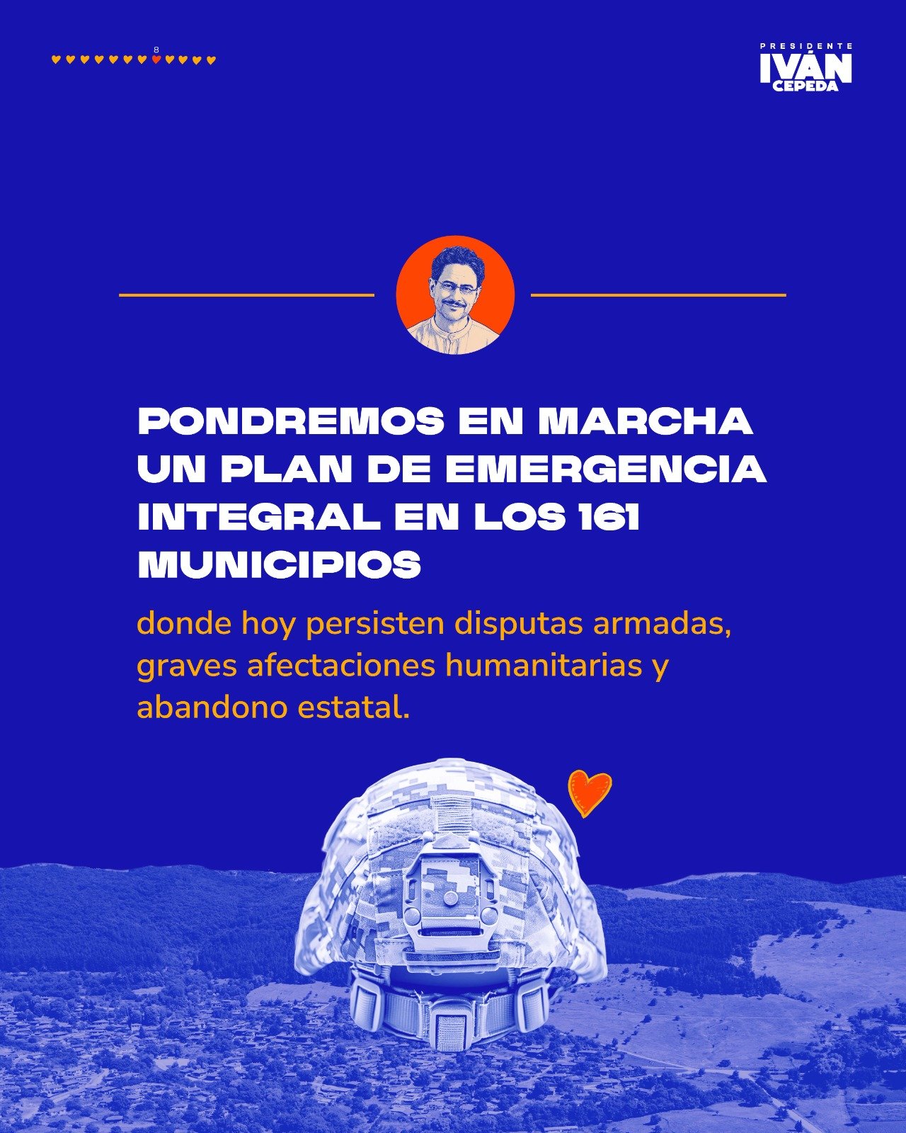 Plan de Emergencia integral en 161 municipios