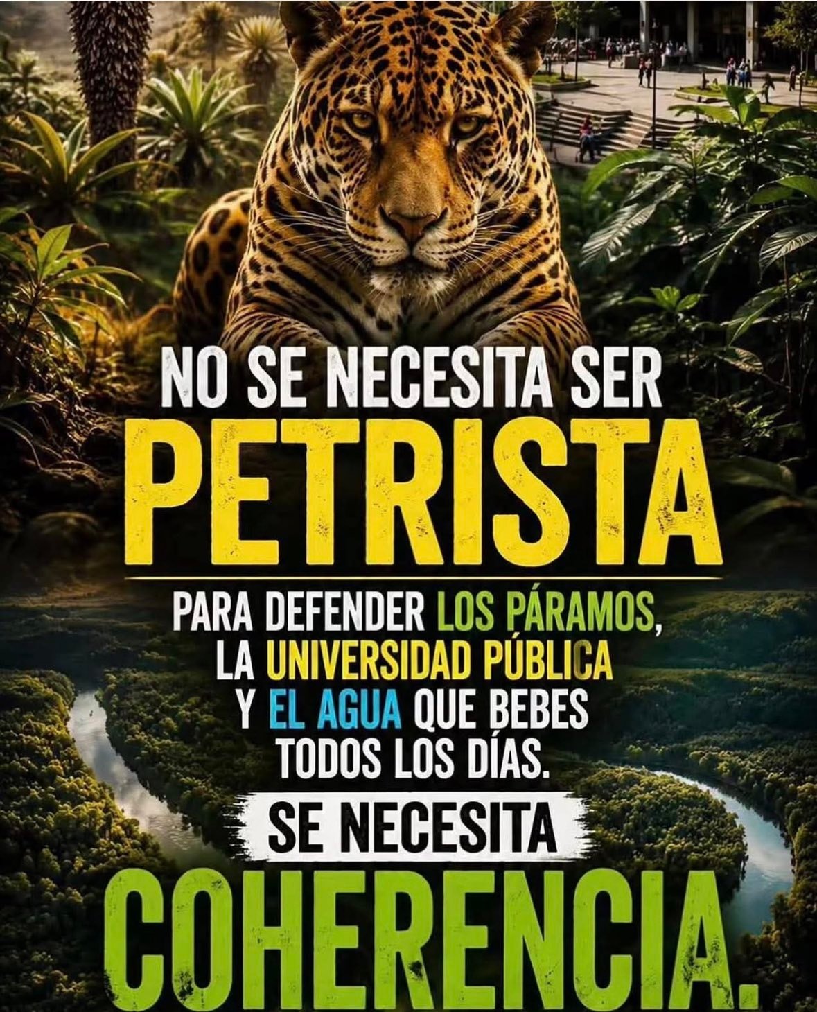 No necesitas ser petrista, para salvar el agua