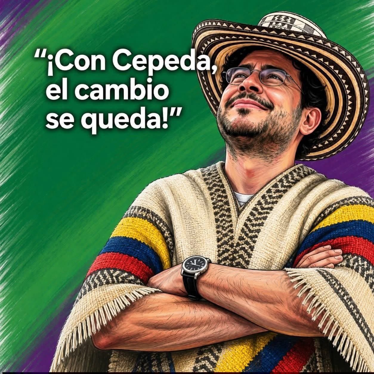 Con Cepeda el cambio se queda