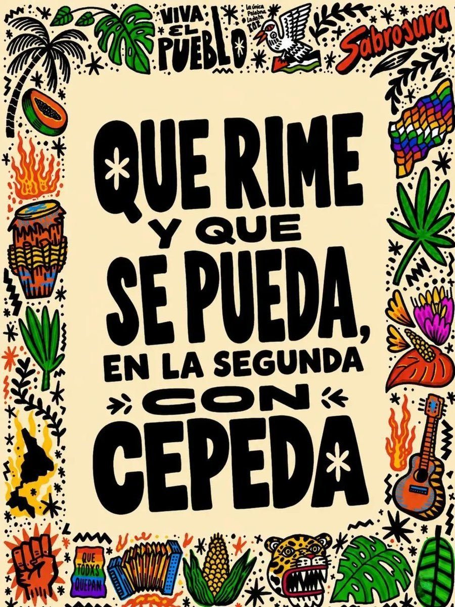 Que rime y que se pueda en segunda con Cepeda